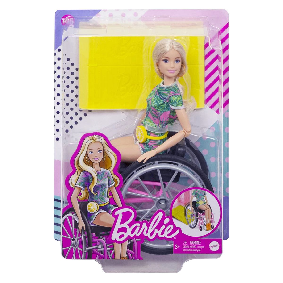 Mattel GRB93 - Barbie - Fashionistas Barbie Puppe im Rollstuhl - Bild 1