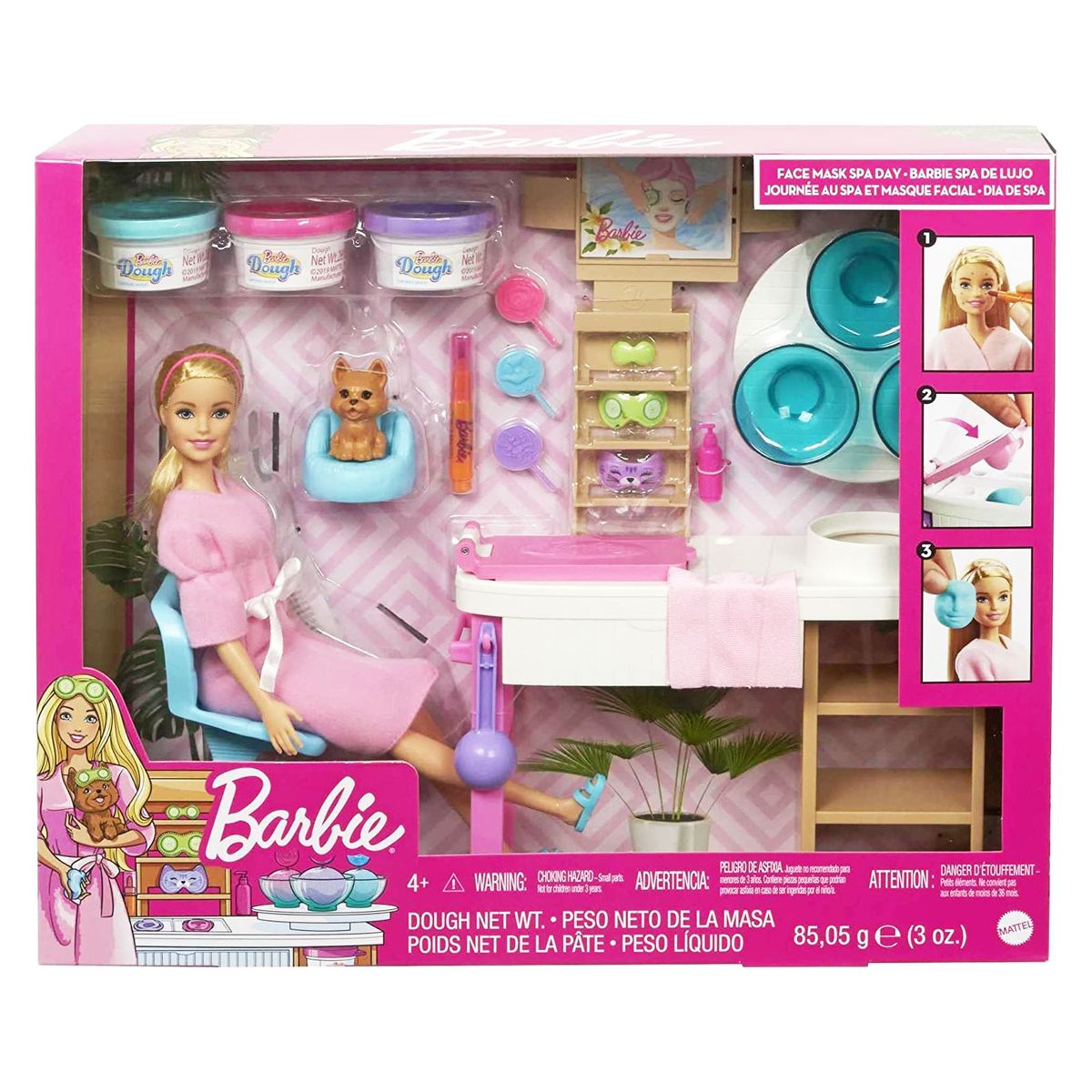 Mattel GJR84 - Barbie - Spielset mit Puppe und Zubeh&ouml;r, Wellness, Spa-Station - Bild 1