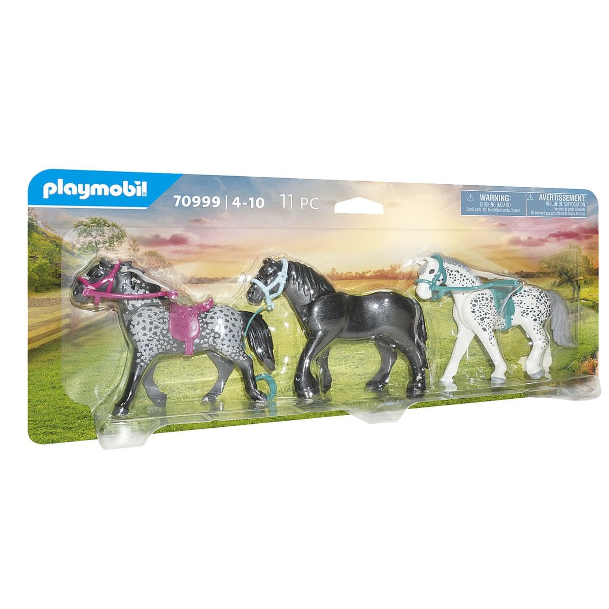 PLAYMOBIL&reg; 70999 - 3 Pferde: Friese, Knabstrupper & Andalusier - Bild 1