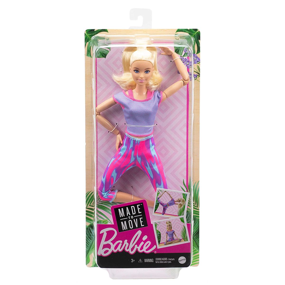 Mattel GXF04 - Barbie - Made to Move - Bewegliche Barbie mit Gelenken - Bild 1