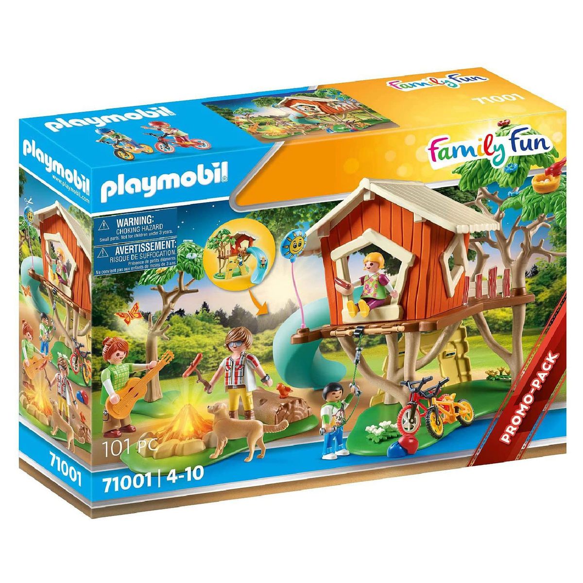 PLAYMOBIL&reg; 71001 - Family Fun - Abenteuer-Baumhaus mit Rutsche - Bild 1