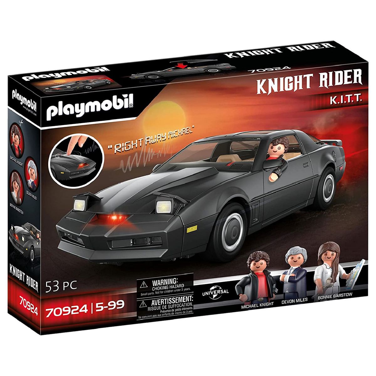 PLAYMOBIL&reg; 70924 - Knight Rider - K.I.T.T., mit original Licht und Sound - Bild 1