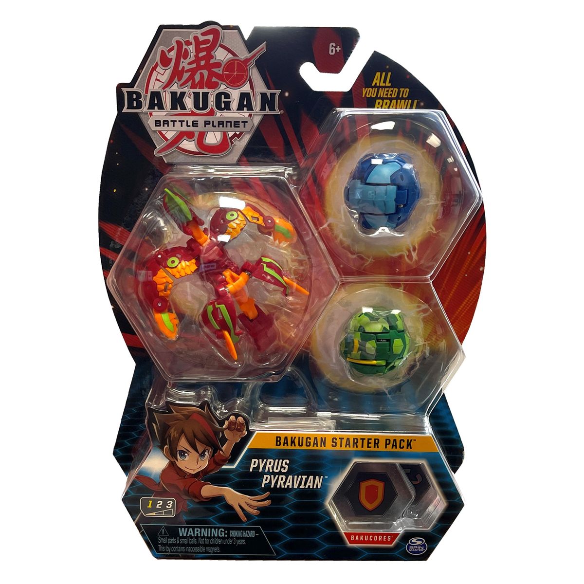 Spin Master 6045144 (20118475) - Bakugan Battle Planet - Pyrus Pyravian - Bild 1