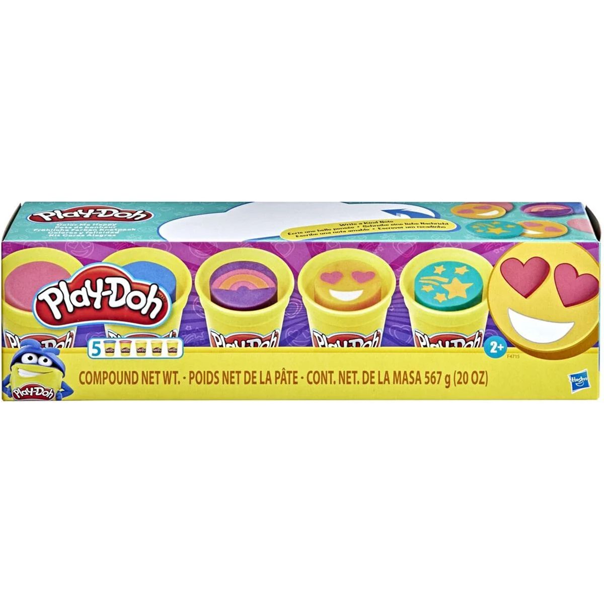 Hasbro F4715 - Play-Doh - Knete, 5-er Pack, 567 g, Fr&ouml;hliche Farben - Bild 1