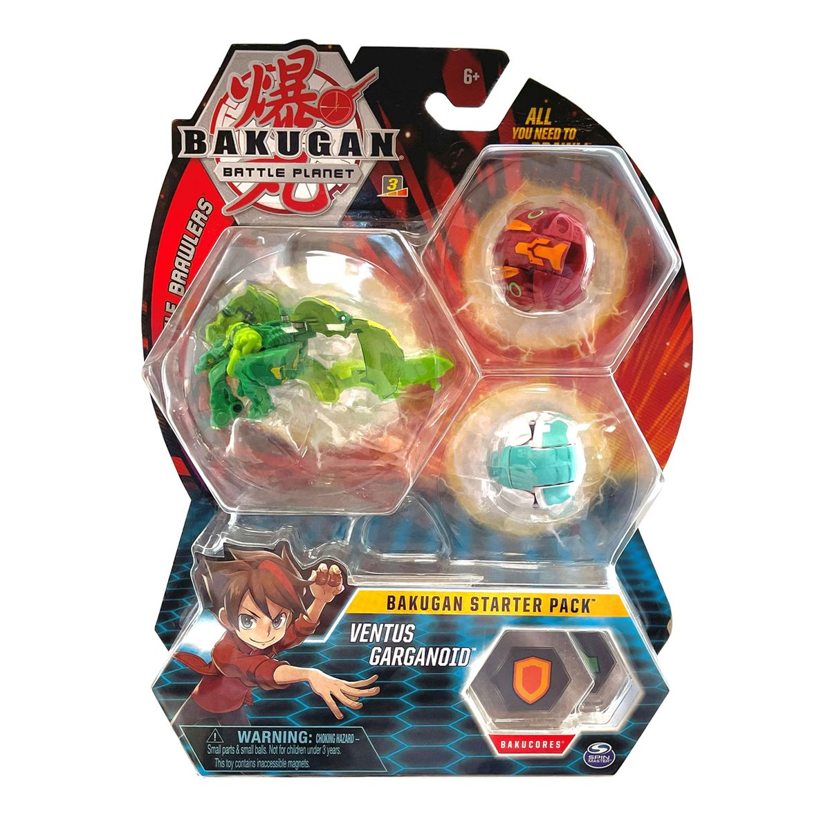 Spin Master 6045144 (20108793) - Bakugan Battle Planet - Starter Pack Ventus Garganoid - Bild 1