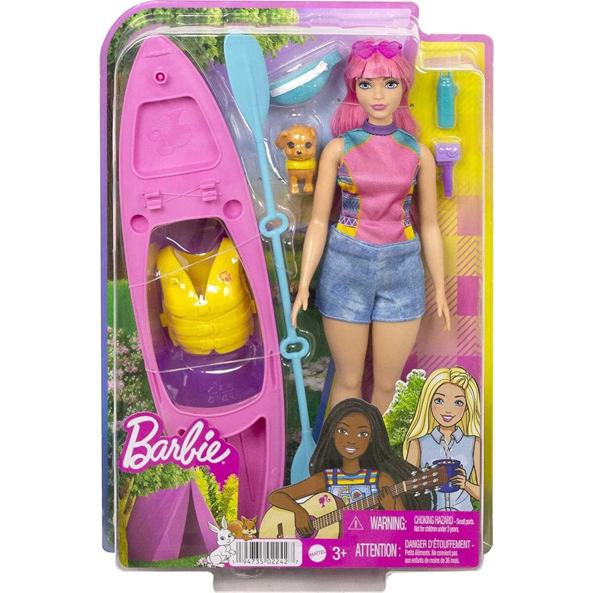 Mattel HDF75 – Barbie – Puppe mit Zubehör und Accessoires, Camping | 00194735022427