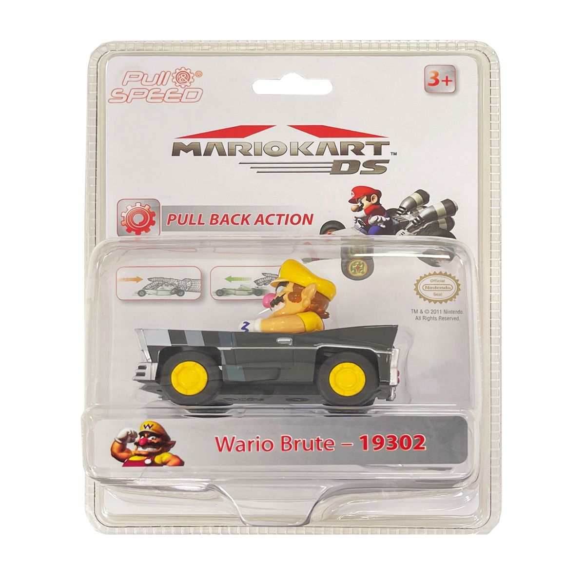 Stadlbauer 19302 - Mariokart - Pull & Speed - Wario Brute - Bild 1