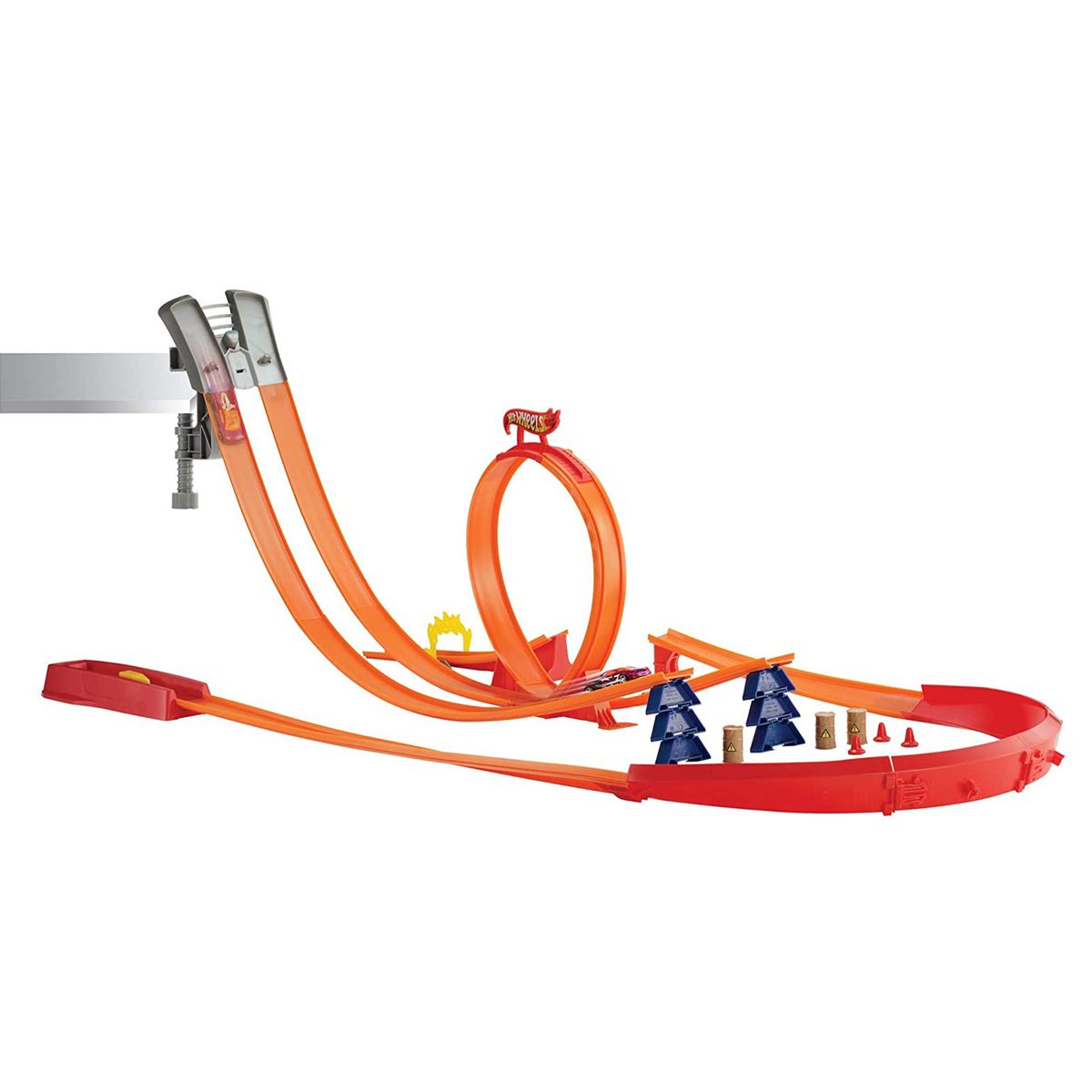 Mattel GWT46 - Hot Wheels - Super Track Builder - Spielset mit 2 Fahrzeugen, Super Coffret Piste - Bild 1