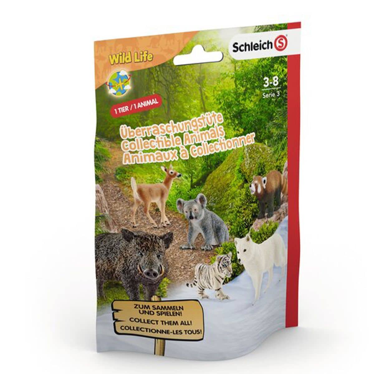 Schleich 10154143 - Wild Life - &Uuml;berraschungst&uuml;te inkl. 1 Tier - Bild 1