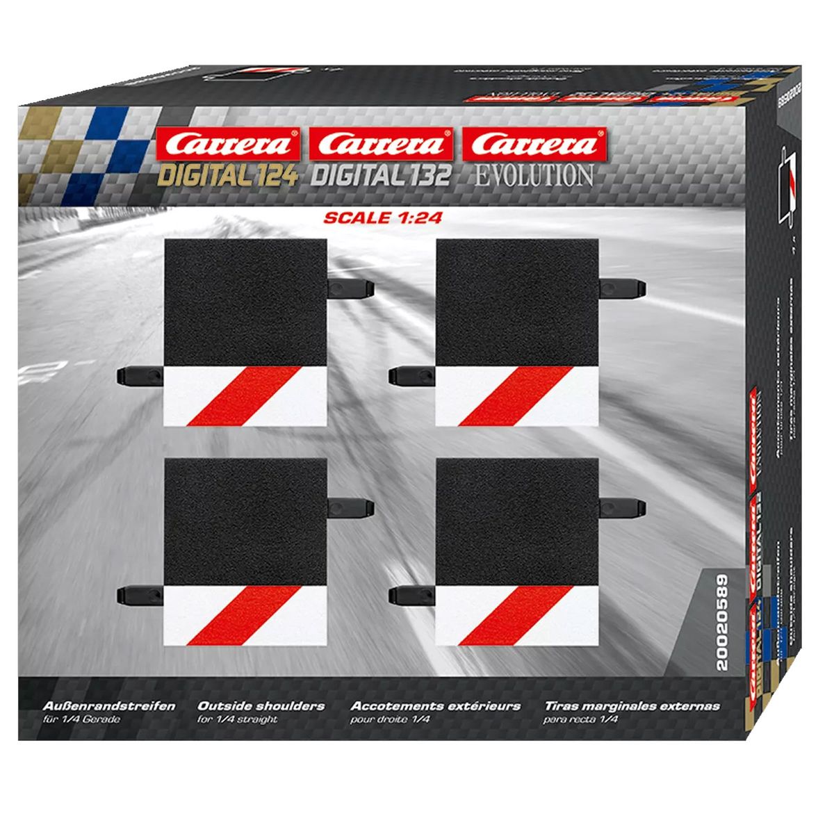 Stadlbauer 20020589 - DIGITAL 124, DIGITAL 132, EVOLUTION - Randstreifen 1/4 Gerade - Bild 1