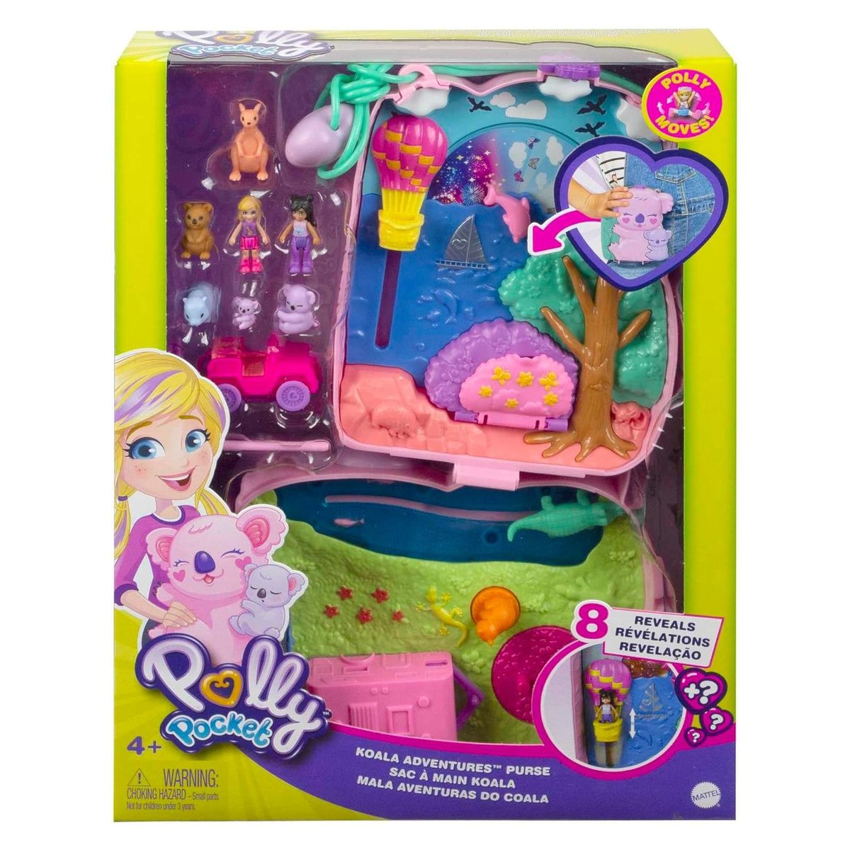 Mattel GXC95 - Polly Pocket - Koala-Tasche inkl. Zubeh&ouml;r - Bild 1