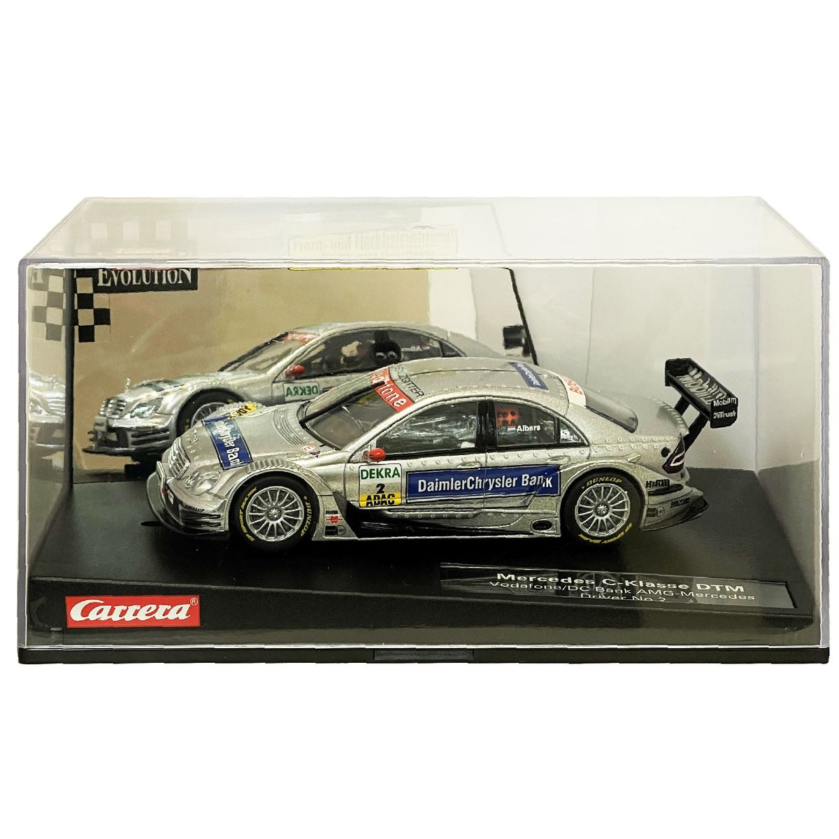 Stadlbauer 25748 - Carrera - Evolution - Mercedes C-Klasse DTM Vodafone/DC Bank AMG-Mercedes Driver  No.2 - Bild 1