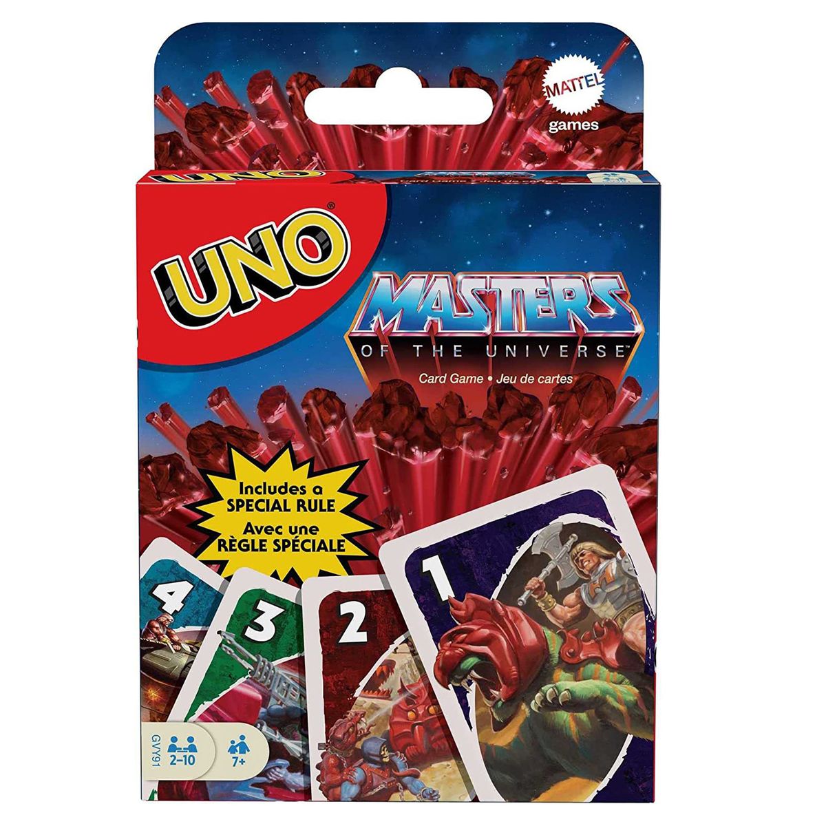 Mattel GVY91 - Masters of the Universe - UNO, Kartenspiel - Bild 1