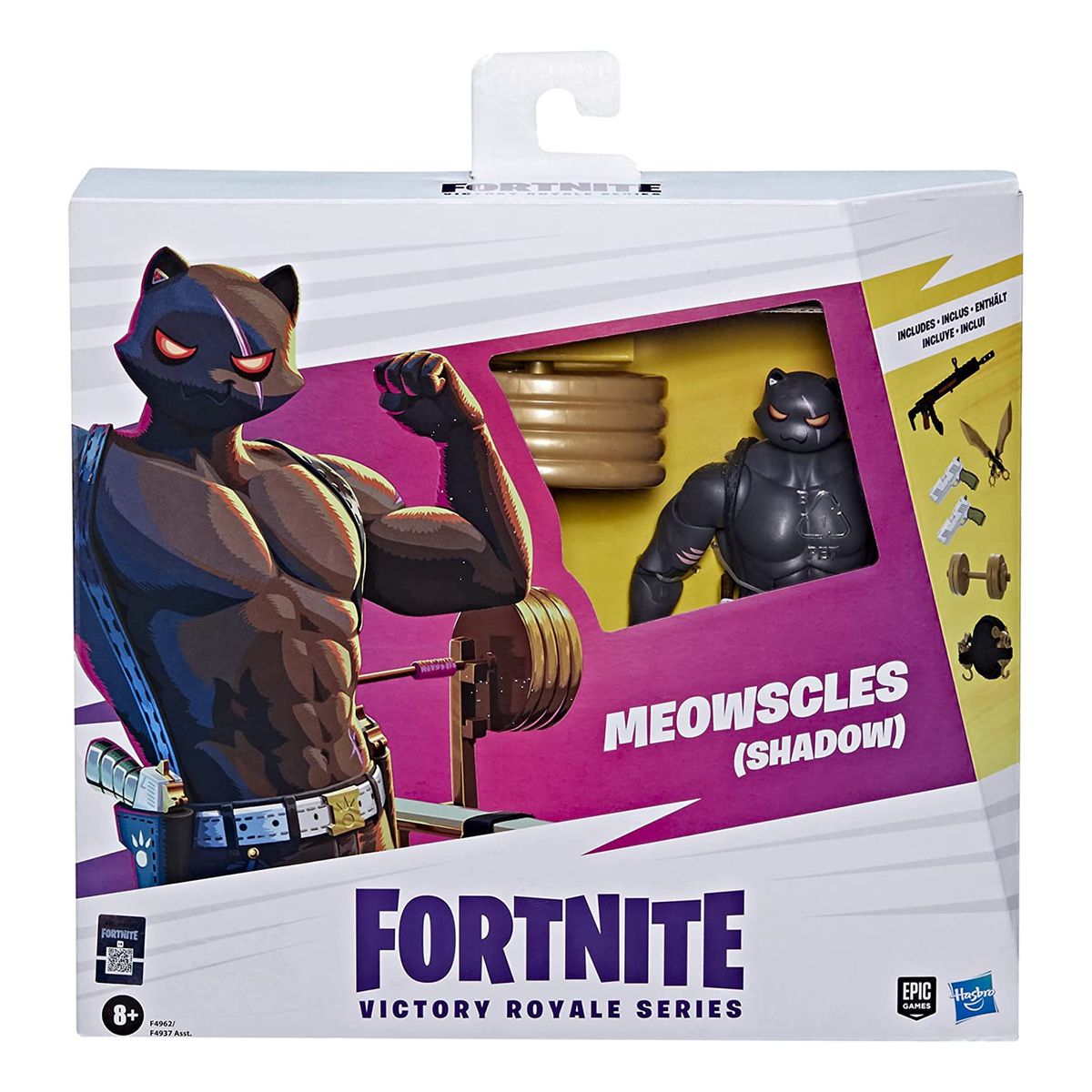 Hasbro F4962 - Fortnite - Victory Royale Series - Meowscles, Spielfigur mit Zubeh&ouml;r - Bild 1