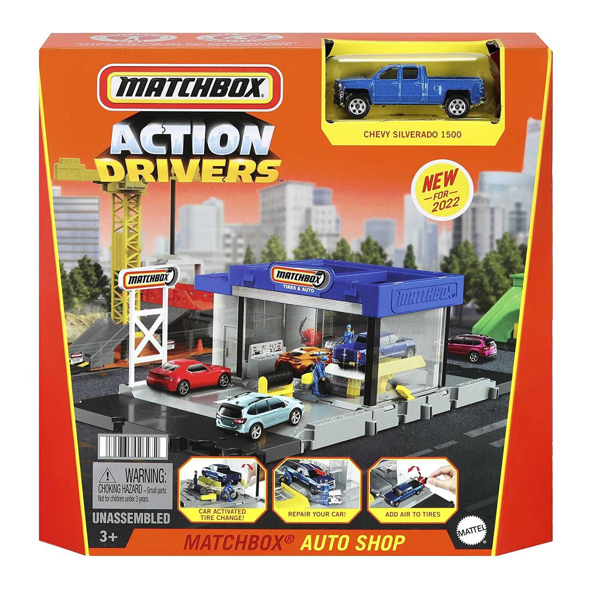 Mattel HDL34 - Matchbox - Action Drivers - Werkstatt Spielset mit Fahrzeugen - Bild 1