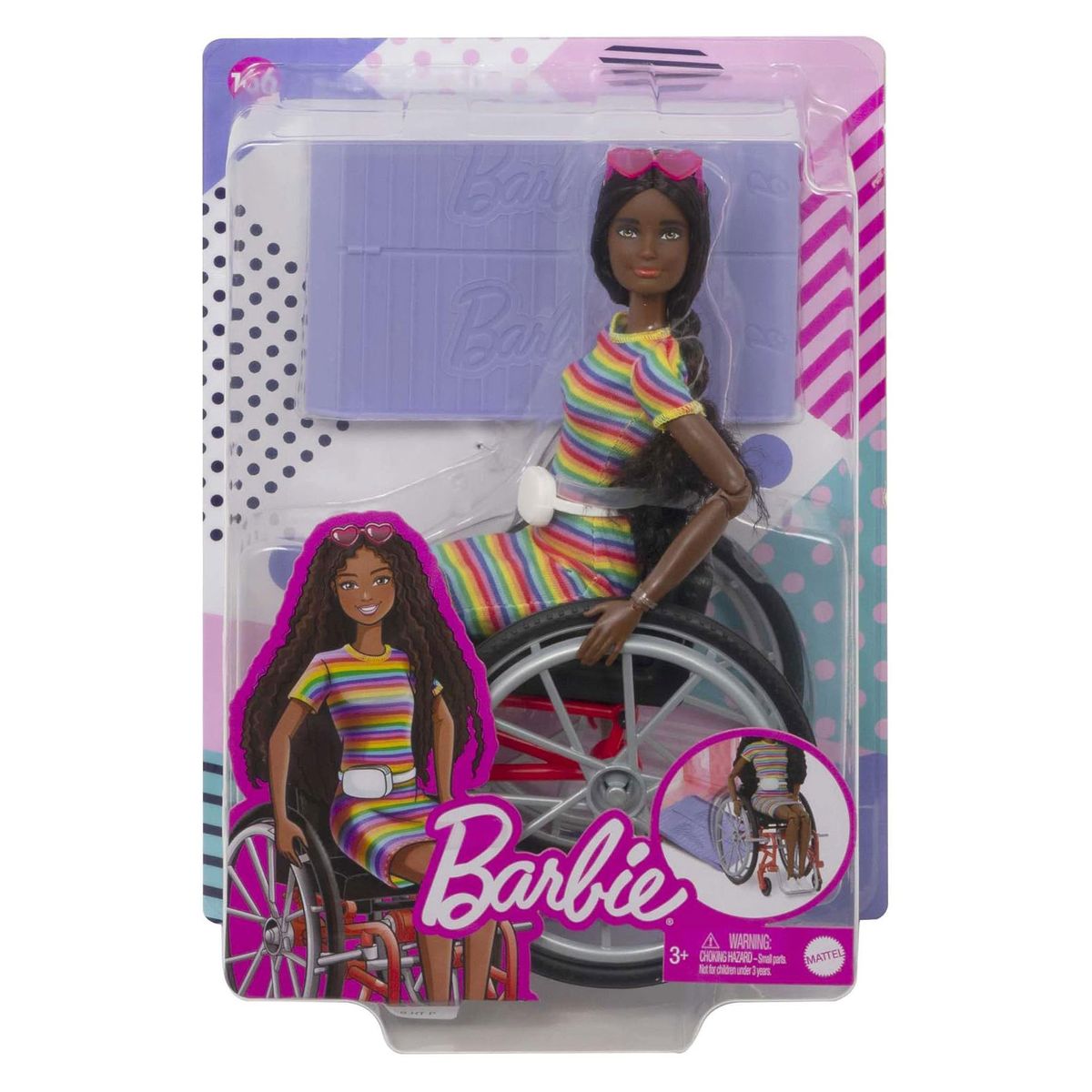 Mattel GRB94 - Barbie - Fashionistas - Puppe im Rollstuhl - Bild 1