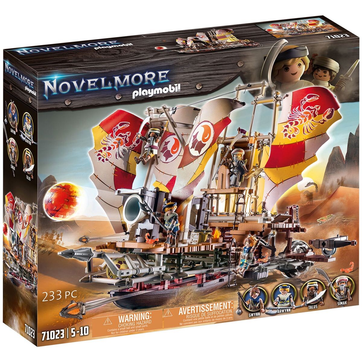 PLAYMOBIL 71023 - Novelmore - Sal'ahari Sands - Sandsturmbrecher