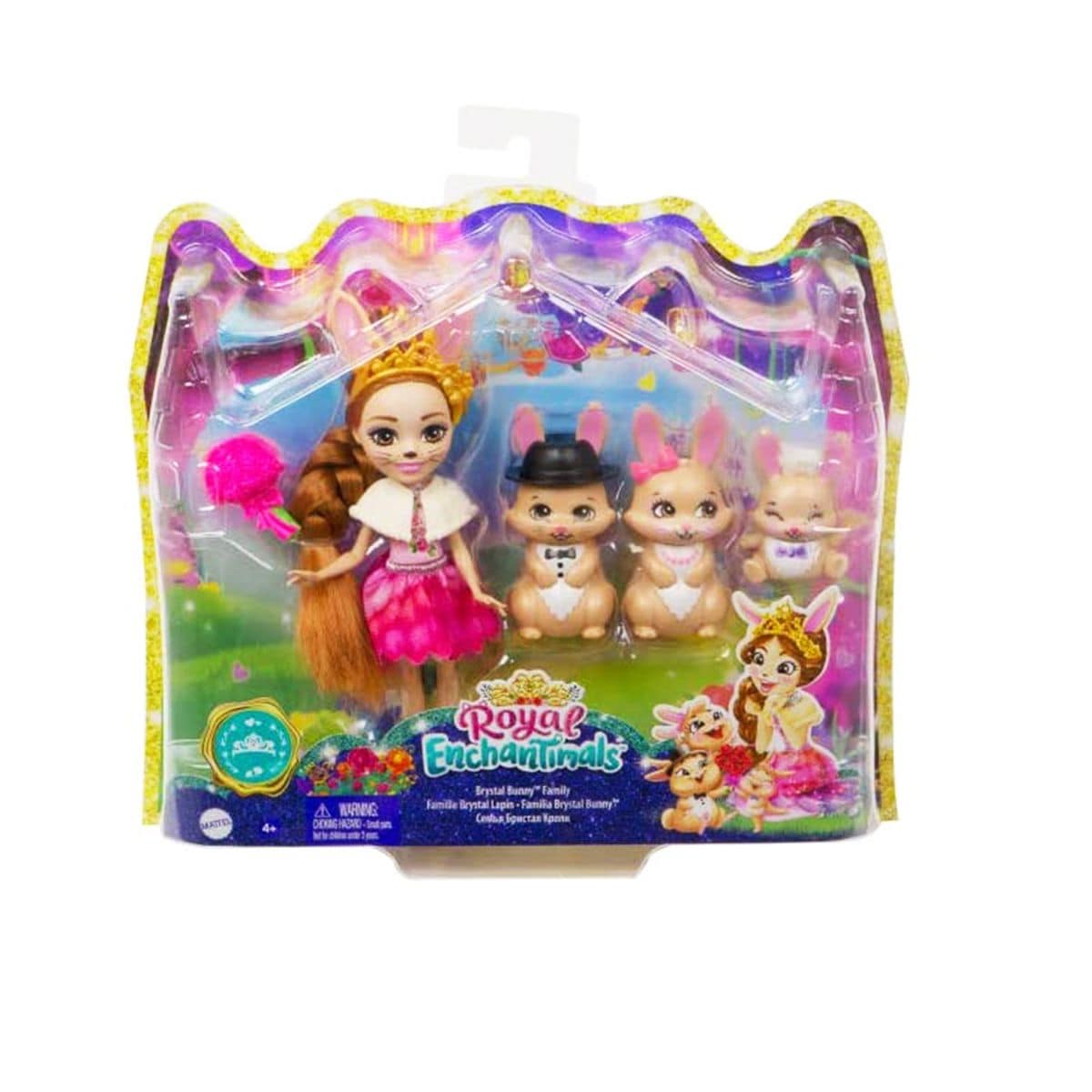 Mattel GYJ08 - Royal Enchantimals - Brystal Bunny, Spielset - Bild 1