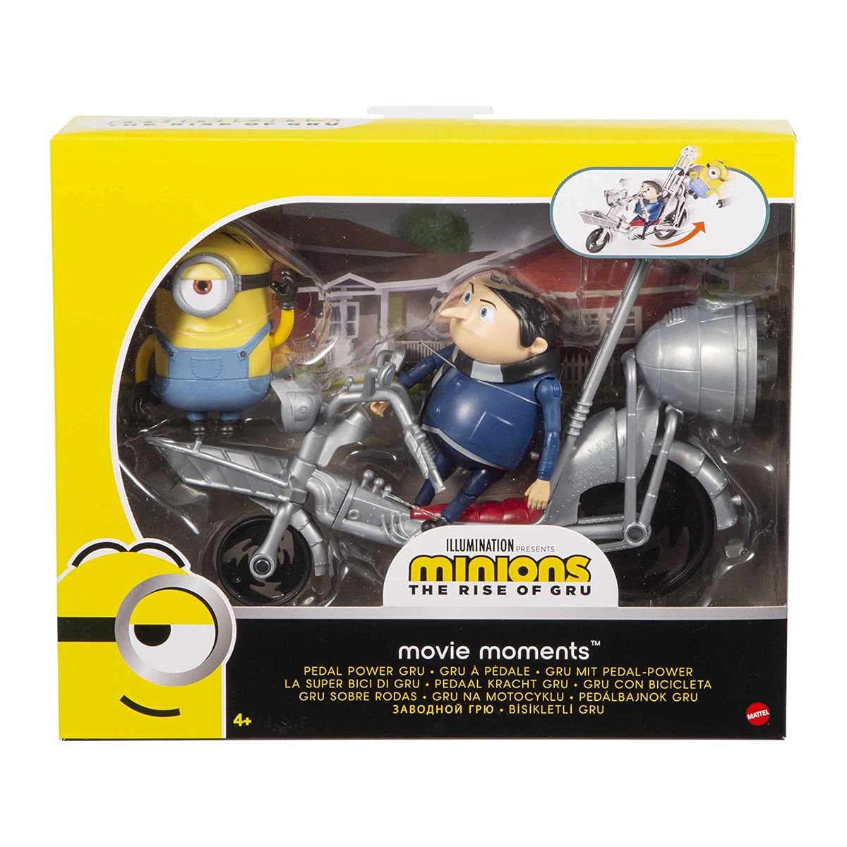 Mattel GMF15 - Minions - The Rise of Gru - Gru mit Pedal-Power - Bild 1