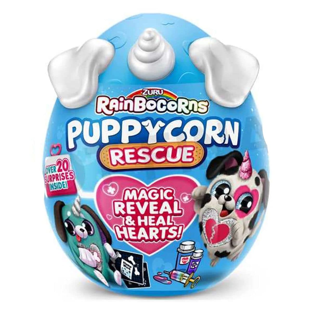 Zuru 9261 - Rainbocorns - Puppycorn Rescue - Pl&uuml;schfigur mit Zubeh&ouml;r, Auswahl zuf&auml;llig - Bild 1