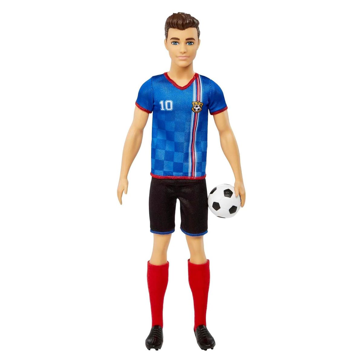 Mattel HCN15 - Barbie - You can be anything - Ken Fu&szlig;ballspieler Puppe mit Trikot & Fu&szlig;ball - Bild 1