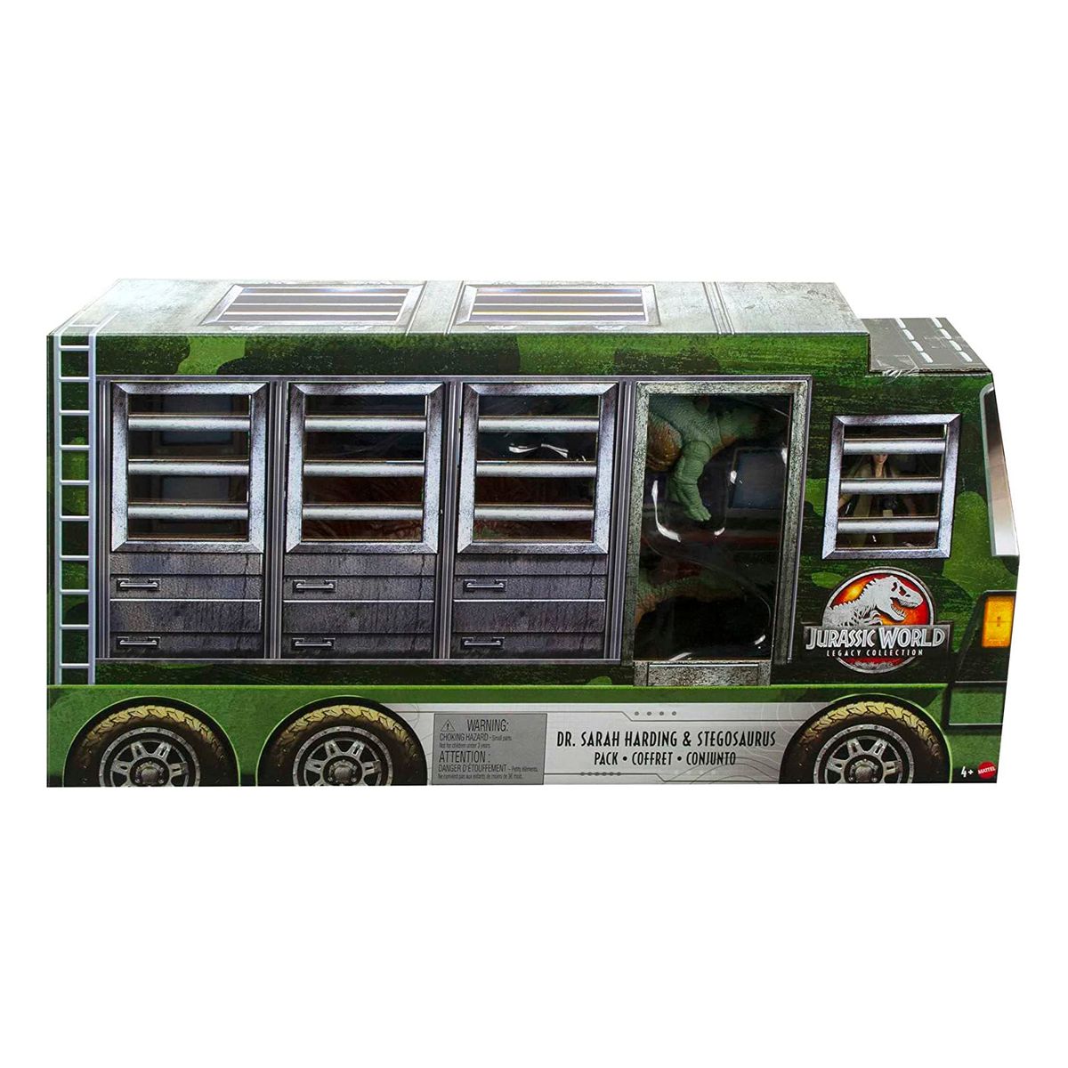 Mattel HHK91 - Jurassic World - Legacy Collection - Dr. Sarah Harding & Stegosaurus Pack - Bild 1