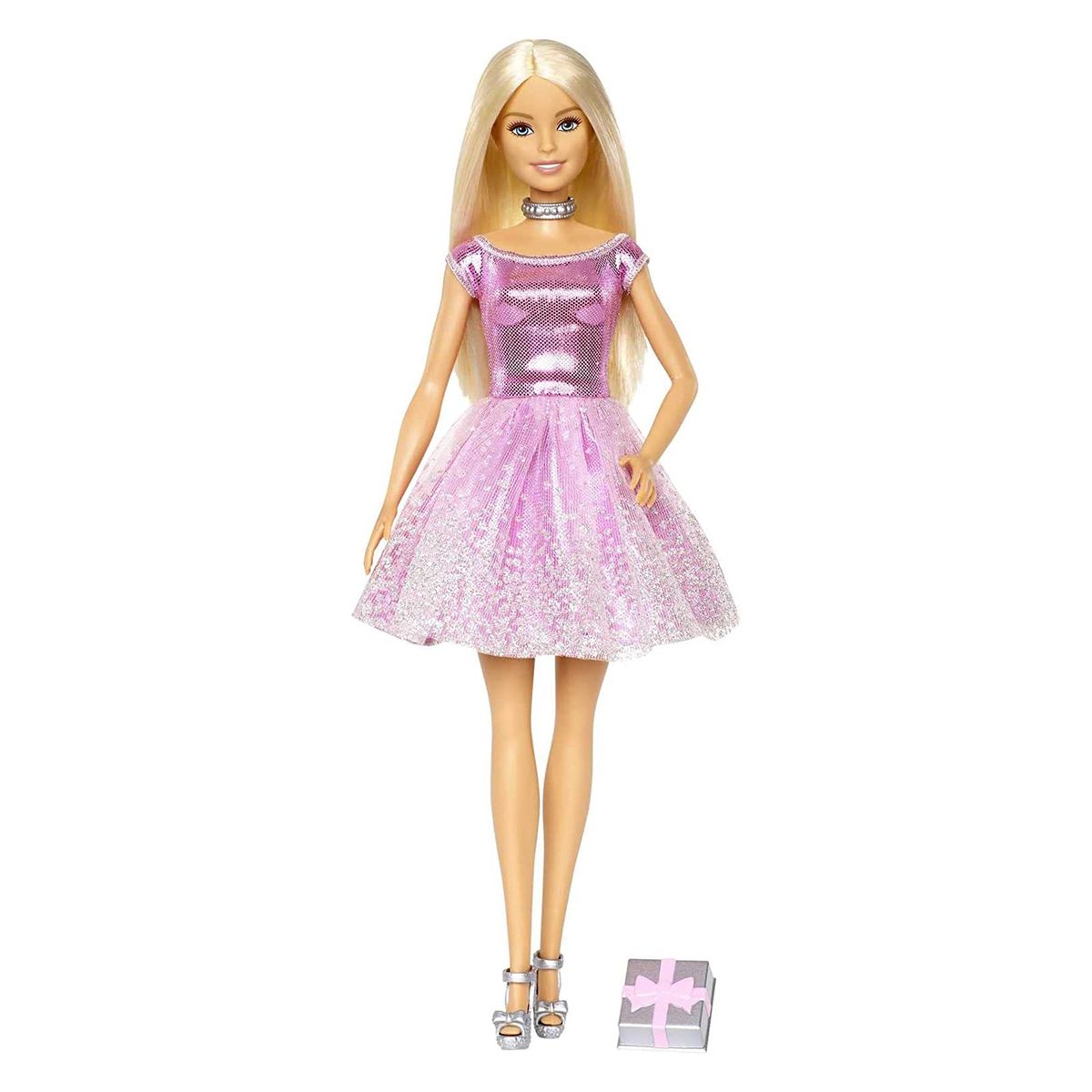 Mattel GDJ36 - Barbie - Happy Birthday Puppe mit Glitzer-Party Kleid - Bild 1