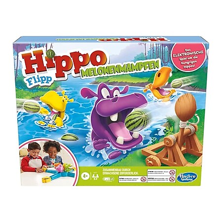 Hasbro E9707 - Hasbro Gaming - Hippo Flipp - Melonenmampfen - Bild 1