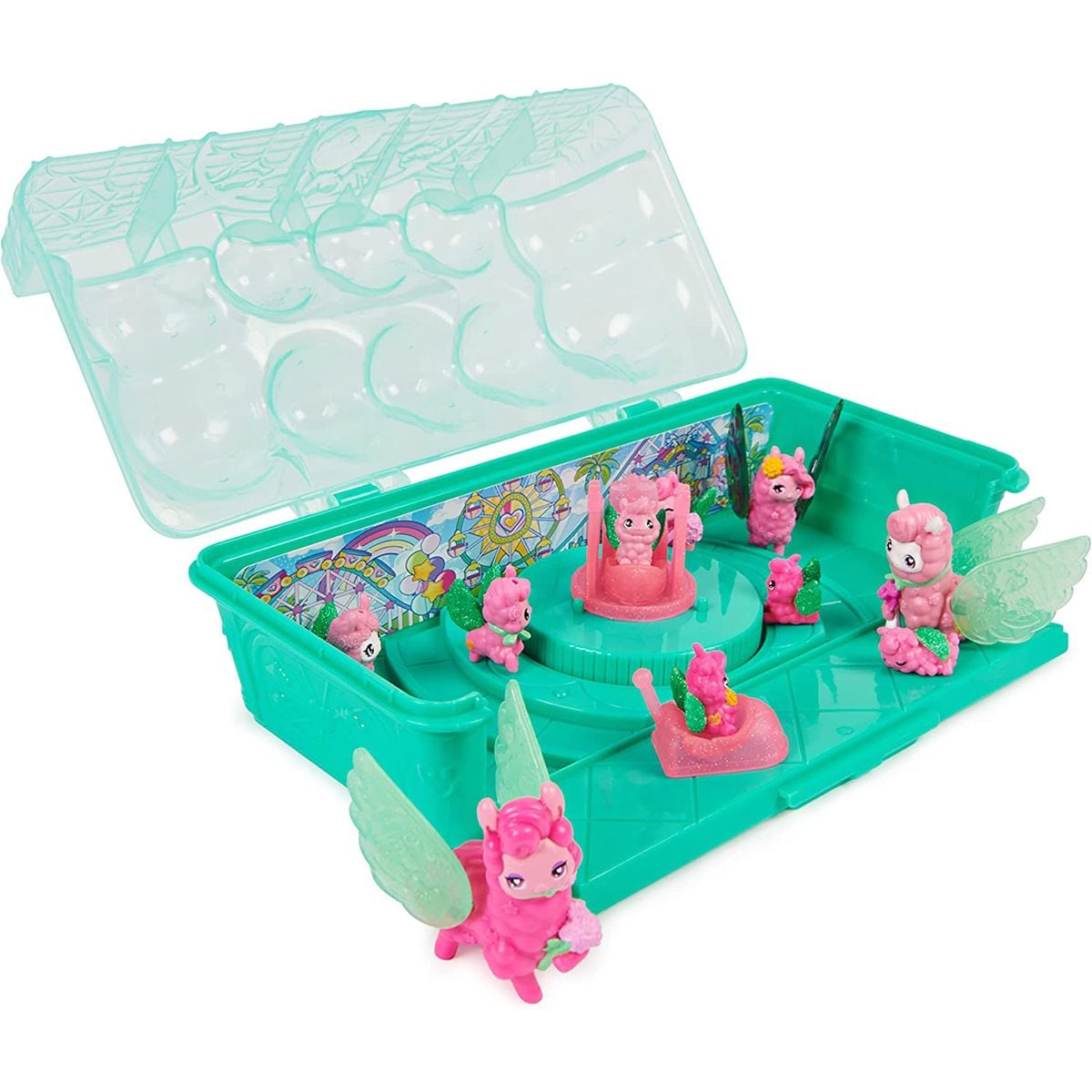 Spin Master 6064445 (20137498) - Hatchimals Rainbowcation - Eierkarton mit Lama-Familie - Bild 1