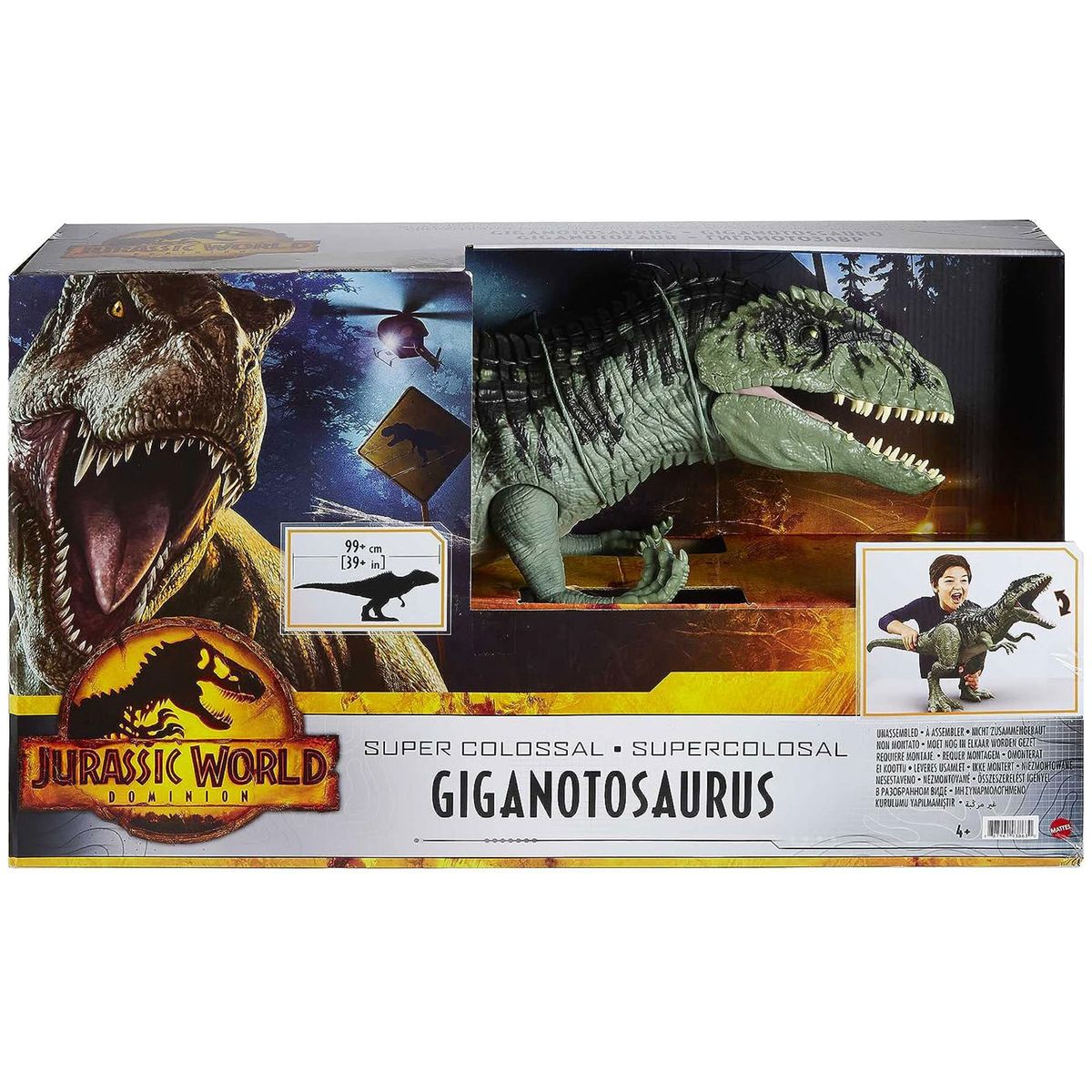 Mattel GWD68 - Jurassic World - Dominion - Riesendino - Giganotosaurus ca. 100 cm - Bild 1