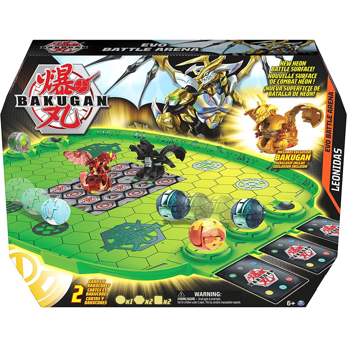 Spin Master 6062734 (20134559) - Bakugan - Evo Battle Arena - Leonidas