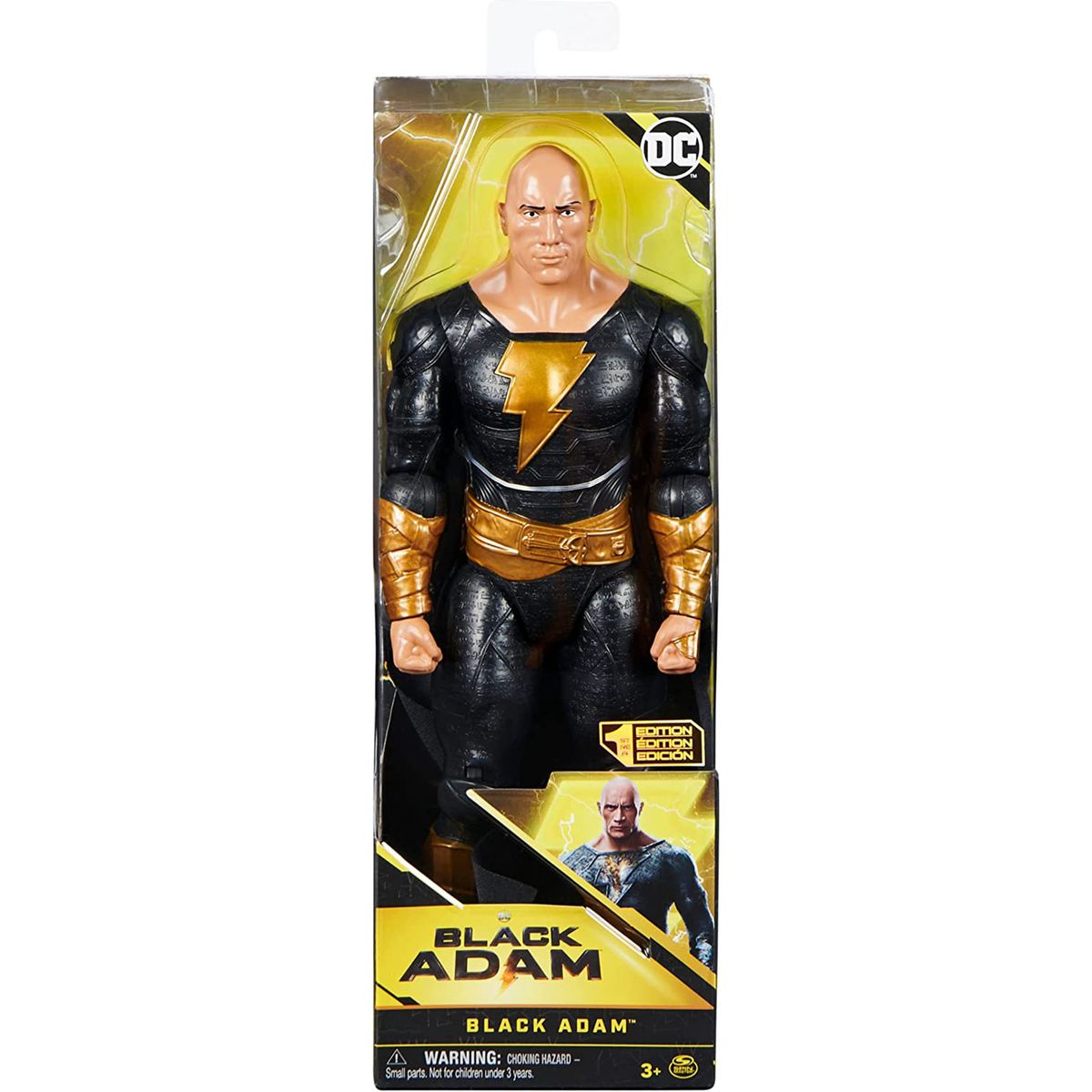 Spin Master 6065492 (20139476) - DC Comics - Black Adam - bewegliche Actionfigur mit Stoffumhang, ca. 29 cm - Bild 1