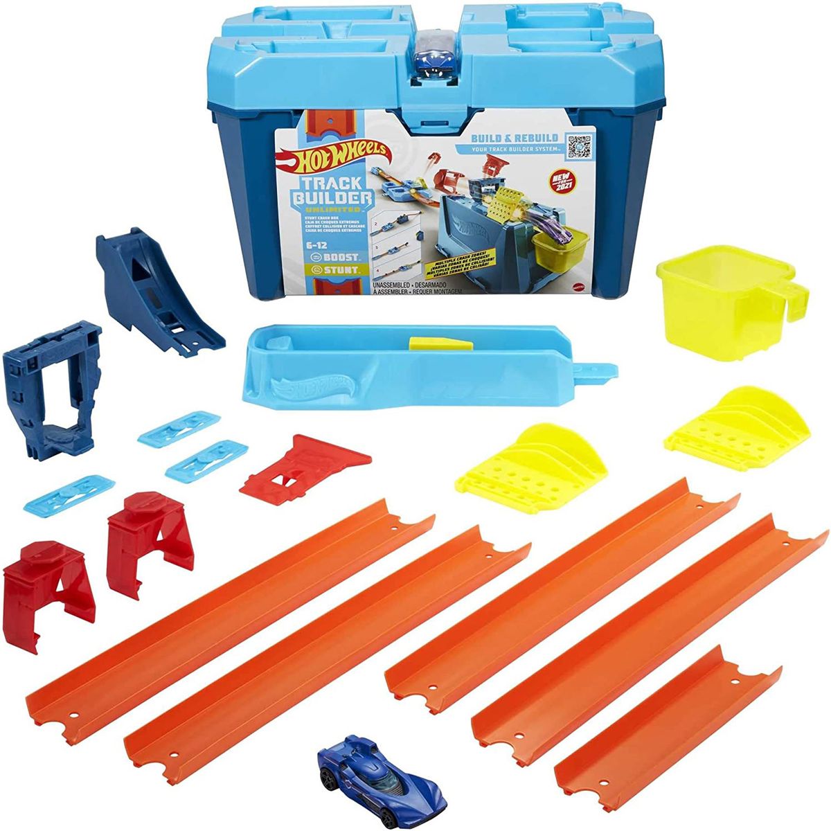 Mattel GVG09 - Hot Wheels - Track Builder Unlimited Crash Stunt Box - Bild 1