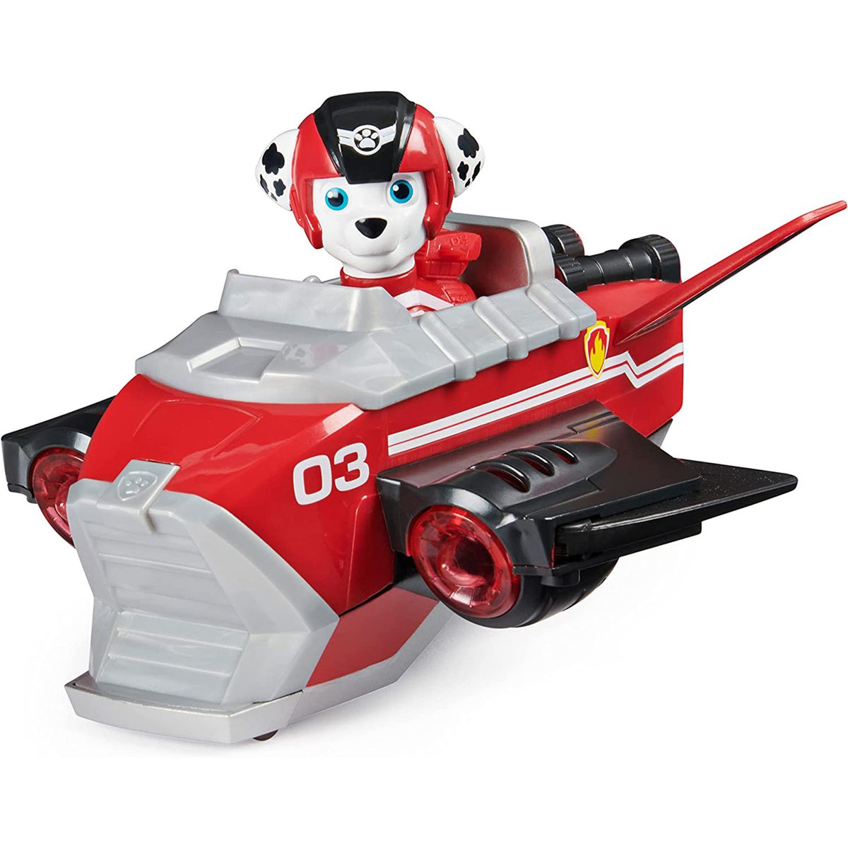Spin Master 6060364 (20125534) - Paw Patrol - Jet to the Rescue - Marshall Deluxe Fahrzeug mit Licht & Soundeffekten - Bild 1