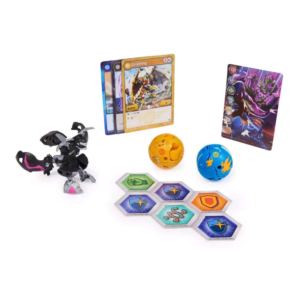 Spin Master 6063071 (20138096) - Bakugan Evolutions - Starter Pack inkl. Batrix Ultra, Griswing & Neo Trox - Bild 1