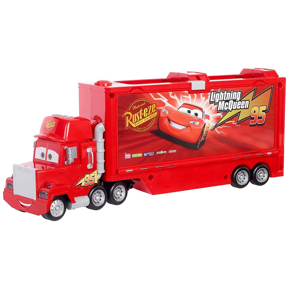 Mattel GYK60 - Disney Pixar - Cars - Track Talkers, Transporter Chat & Haul Mack - Bild 1