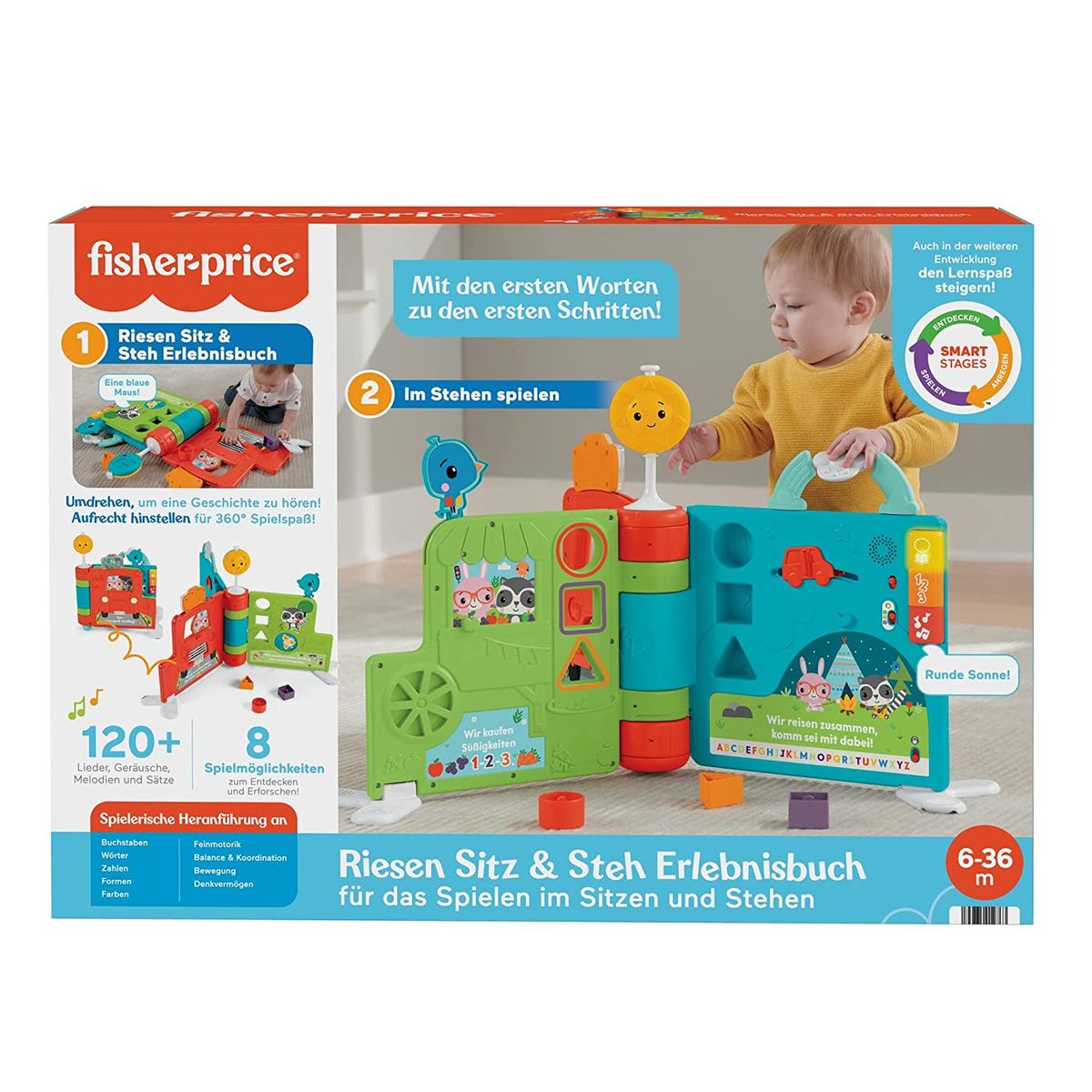 Mattel HCL07 2.Wahl - Fisher-Price - Aktivit&auml;tsspielzeug, elektronisches Erlebnisbuch - Bild 1
