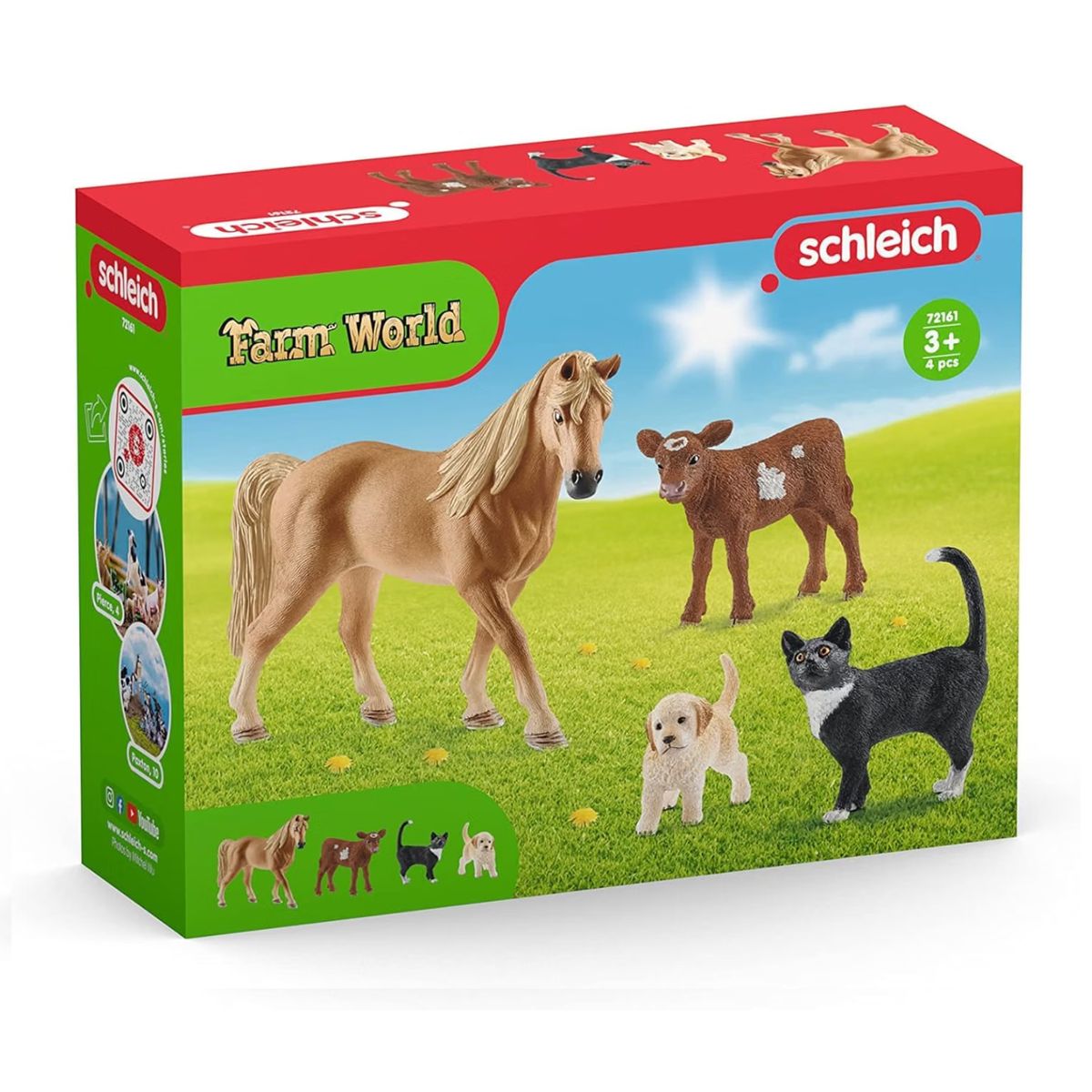 Schleich 72161-1 - Farm World - Spielfiguren-Set, 4 Teile - Bild 1