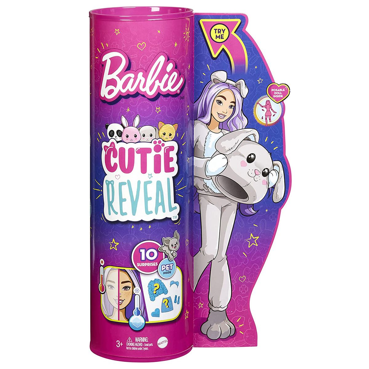Mattel HHG21 - Barbie - Cutie Reveal - Puppe Serie 1, mit H&uuml;ndchenkost&uuml;m - Bild 1