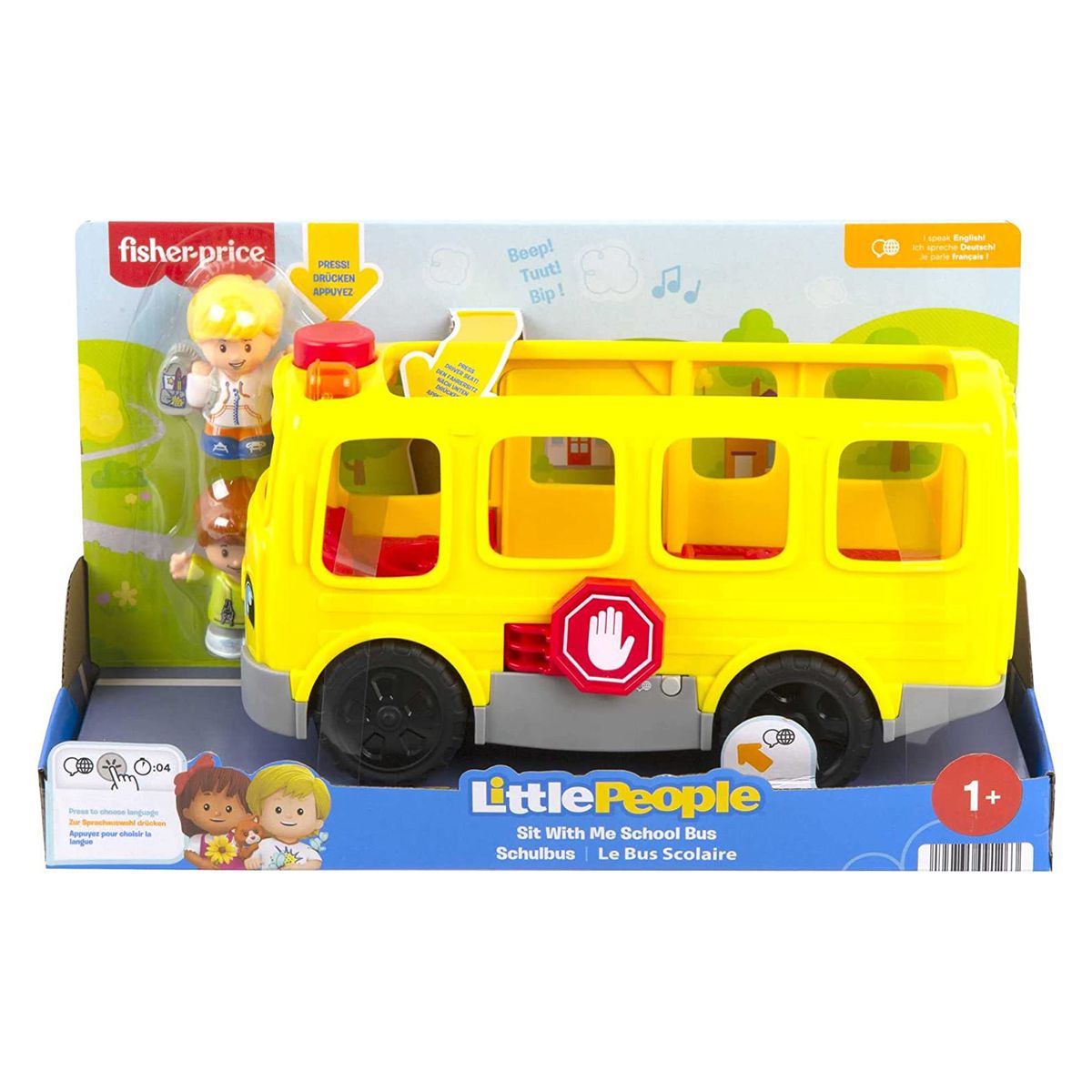 Mattel HJN36 - Fisher-Price - Little People - Schulbus mit Spielfiguren und Sound - Bild 1