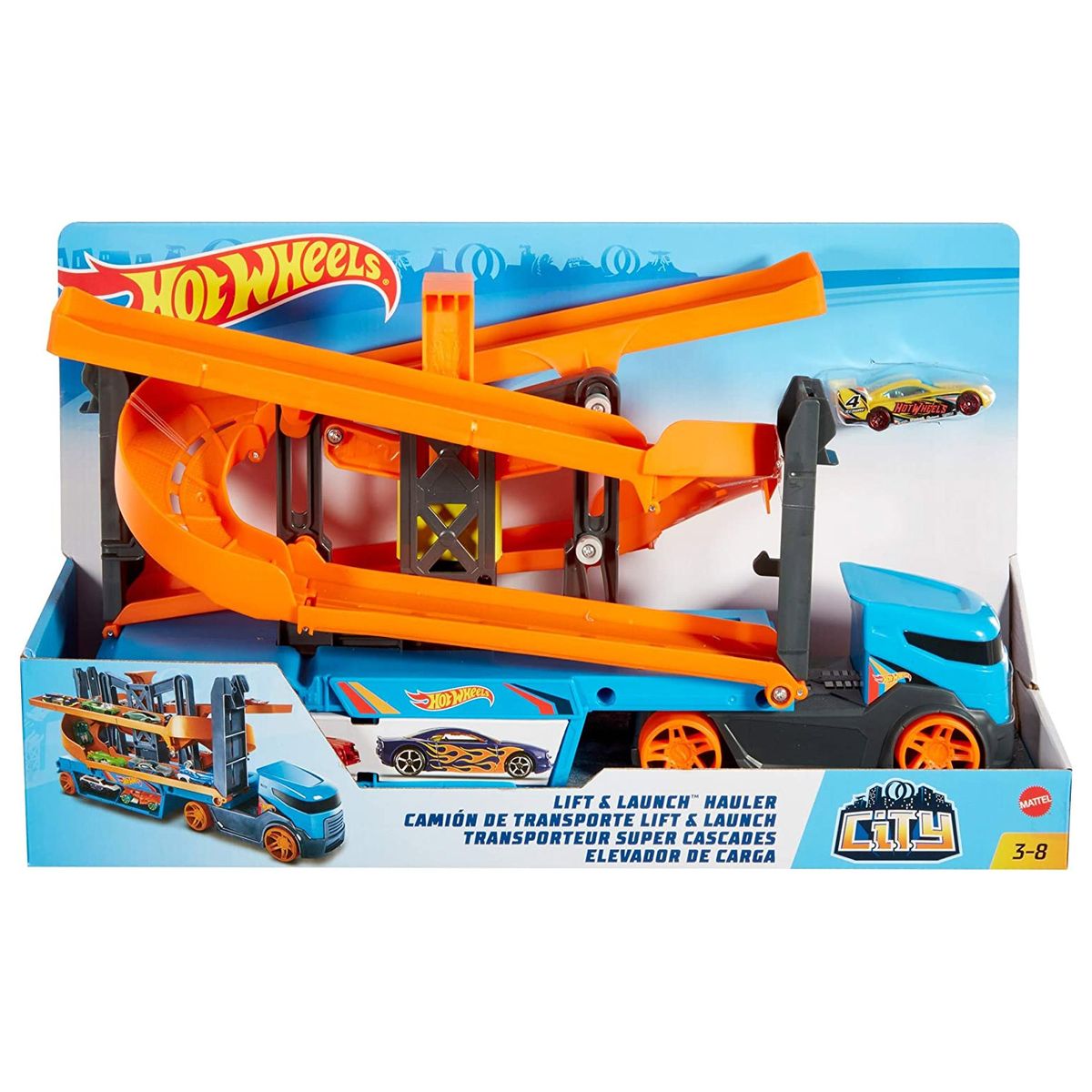 Mattel HGC17 - Hot Wheels - City - Transporter f&uuml;r 20 Fahrzeuge - Bild 1