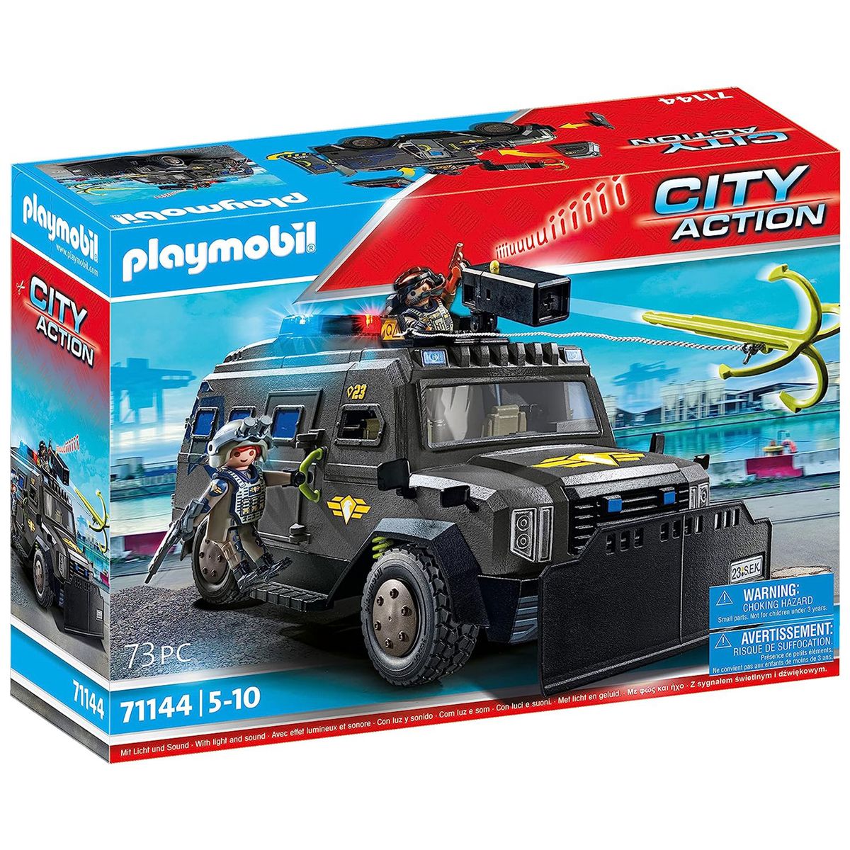 PLAYMOBIL&reg; 71144 - City Action - SWAT-Gel&auml;ndefahrzeug - Bild 1