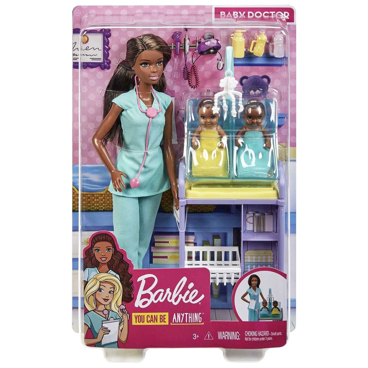 Mattel GKH24 - Barbie - You can be anything - Kinder&auml;rztin (br&uuml;nett) - Bild 1