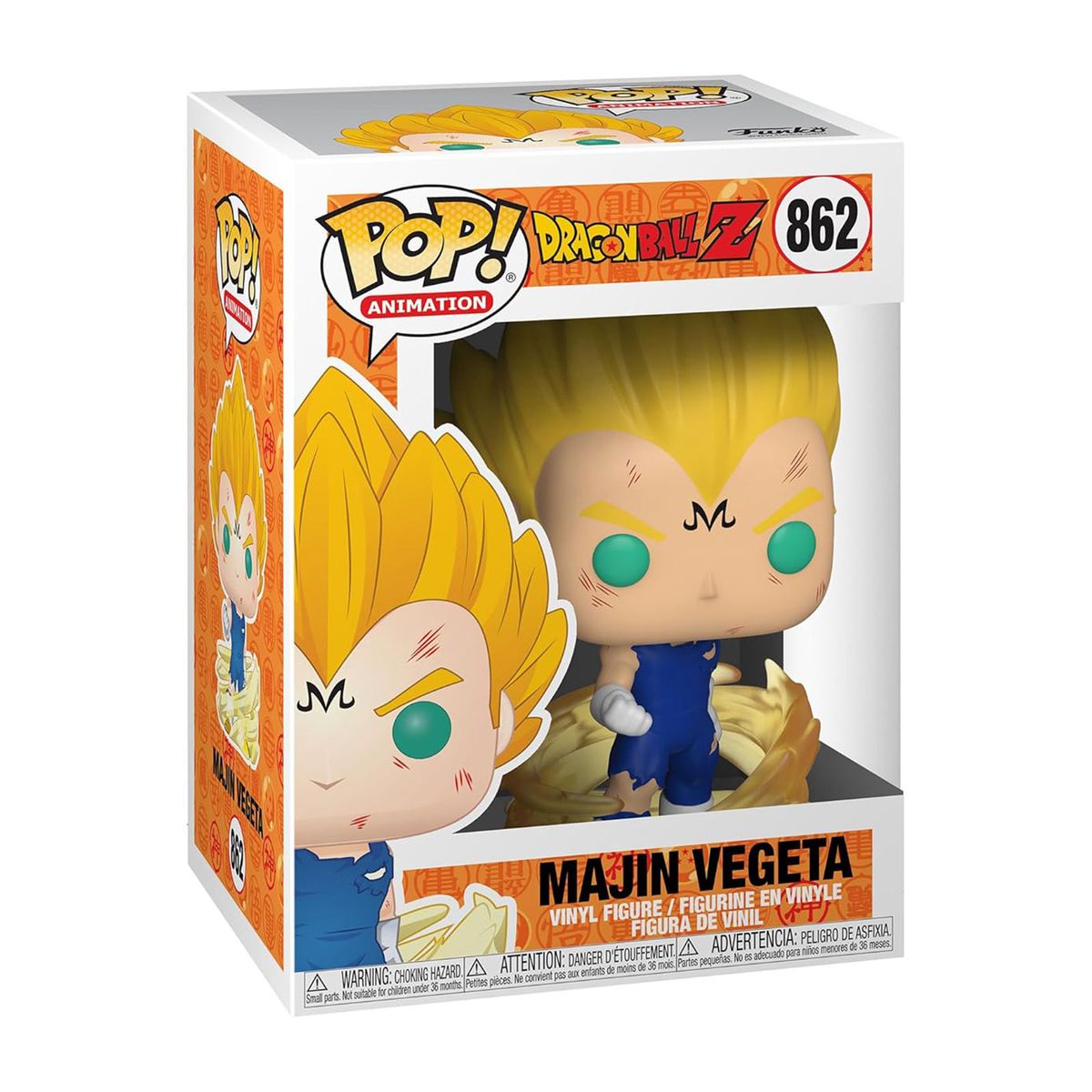 Funko FK48603 - POP! - Dragonball Z - Majin Vegeta, Vinyl-Figur, Nr. 862, ca. 10 cm - Bild 1