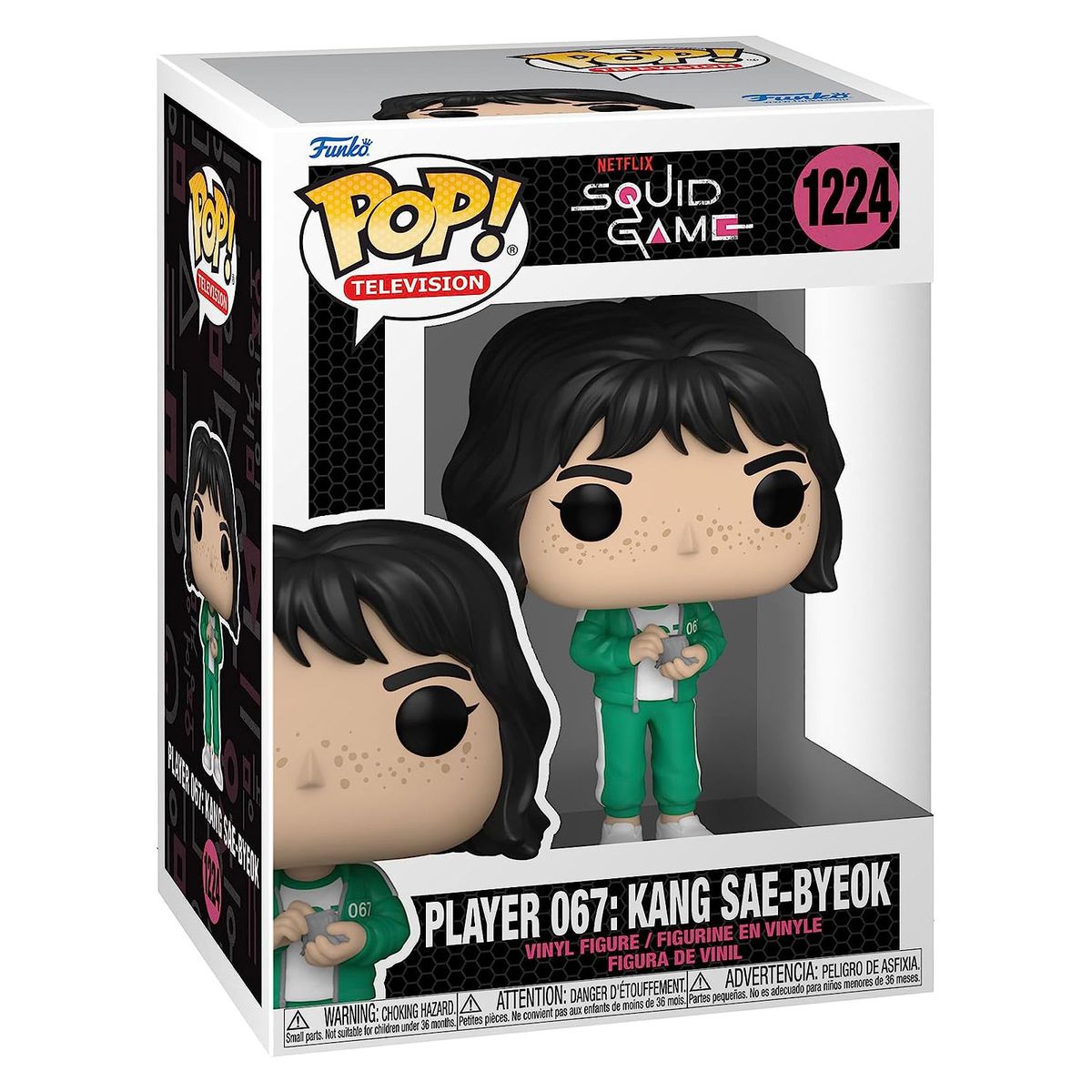 Funko FK64797 - POP! - Netflix Squid Game - Kang Sae-Byeok Vinyl-Figur, Nr. 1224, ca. 9 cm - Bild 1