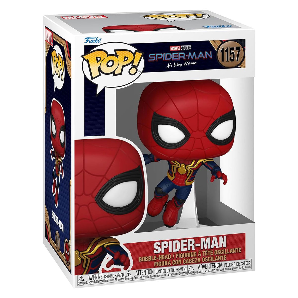 DIV FK67606 - Funko POP! - Marvel Spider-Man - Vinyl-Figur, Spider-Man, Nr. 1157, ca. 9 cm - Bild 1