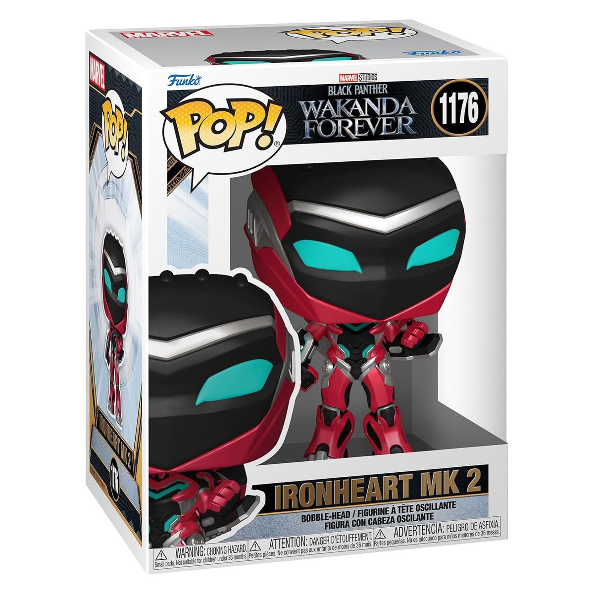 Funko FK66717 - POP! - Marvel - Black Panther Wakanda Forever - Ironheart MK 2, Nr. 1176, ca. 9 cm - Bild 1