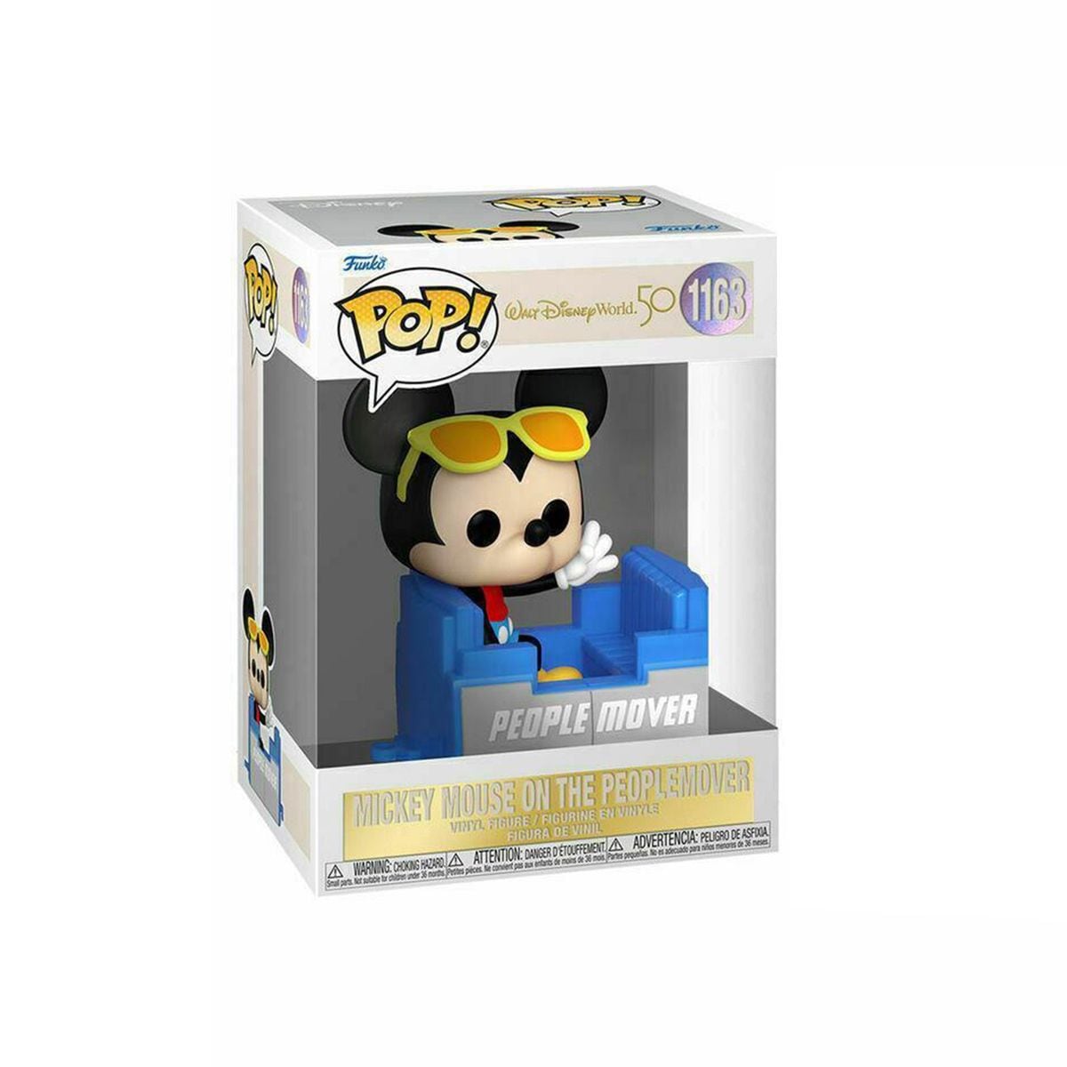 Funko FK59507 - POP! - Walt Disney World 50 - Mickey Mouse - Vinyl-Figur, People Mover, Nr. 1163, ca. 9,5 cm - Bild 1
