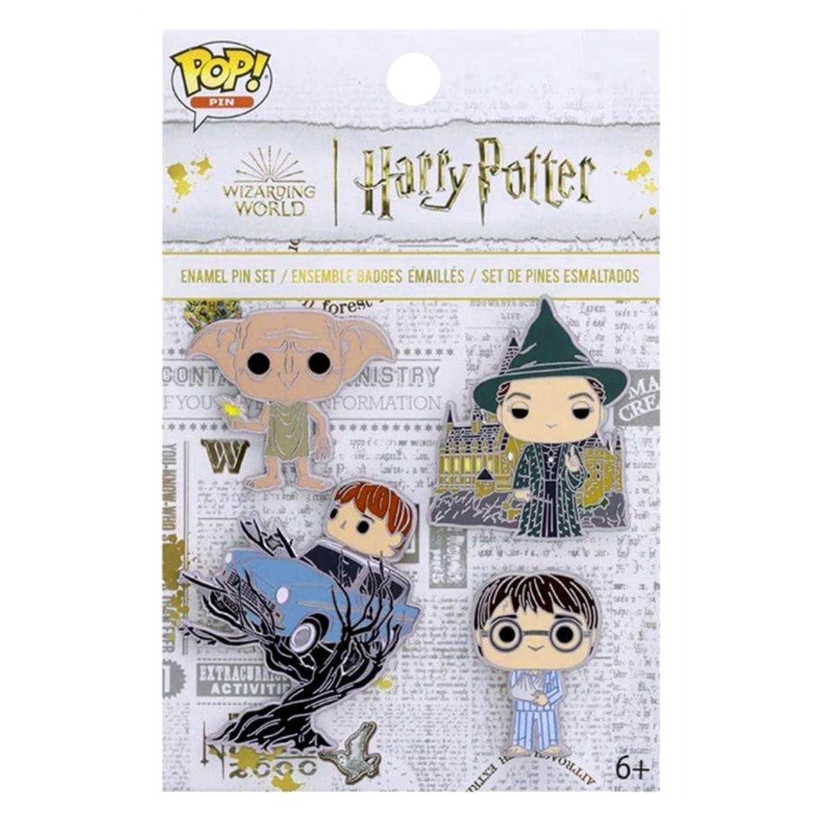 Funko HPPN1107 - Pop! Pin - Wizarding World - Harry Potter - Pins 4er-Set - Bild 1