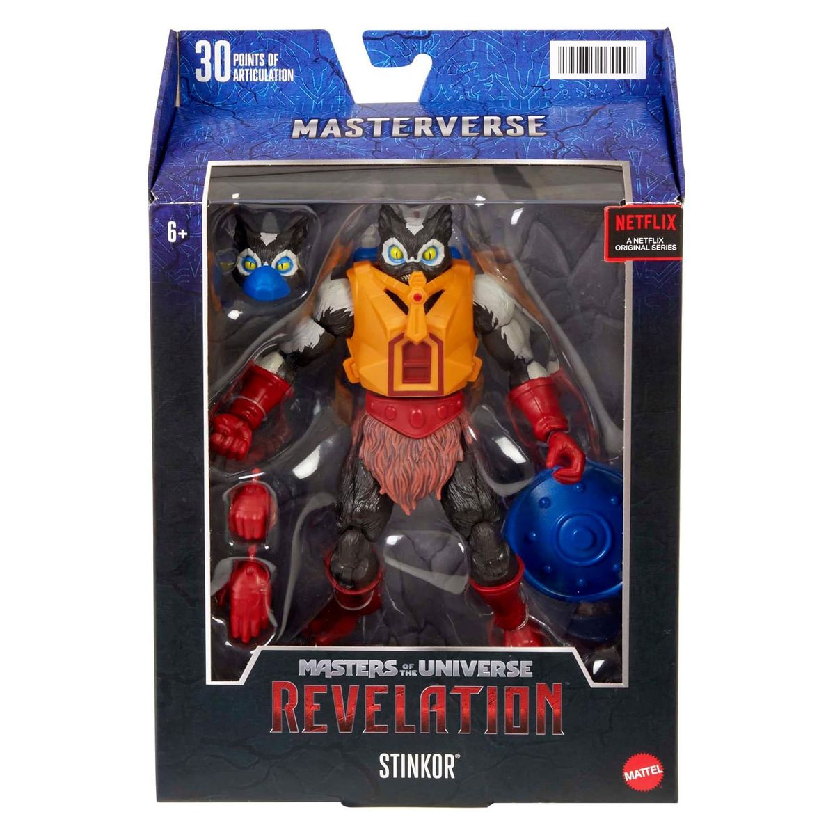 Mattel HDR36 - Masters of the Universe - Revelation - Stinkor, ca. 18 cm, Action-Figur - Bild 1
